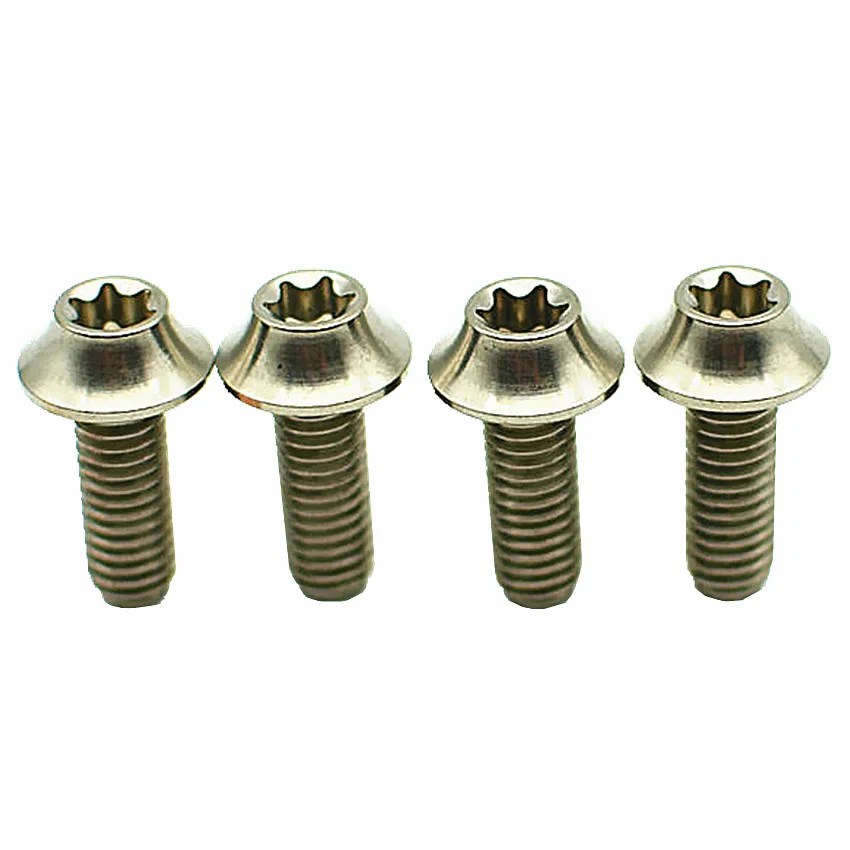 

Titanium Bolt for V Brake MTB M6 x16mm Bike DIY Conical Socket Head Steel/Gold/Multicolor Color 4/6pcs Ti Screws Ti Fastener