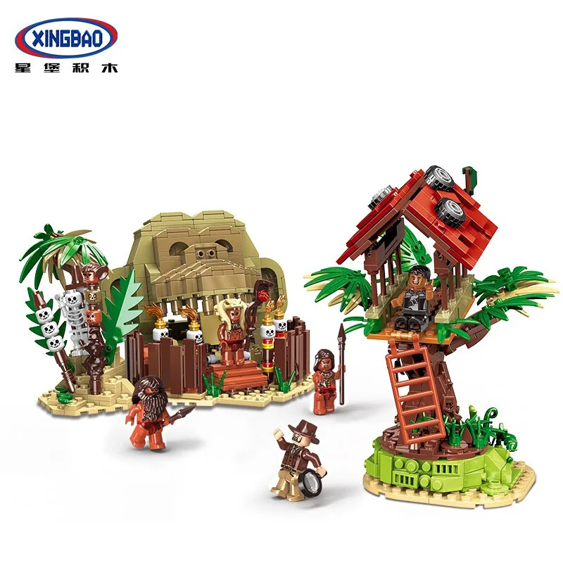 

XINGBAO Building Blocks Bricks 15005 Jungle Series Technic The New Gift for Children D2