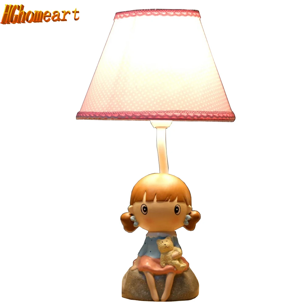 

Hghomeart Children Room Led Desktop Lamp 220v In Led Desk E14 Led Table Lamp Switch Button Reading Led Lamp Reading Bed Light