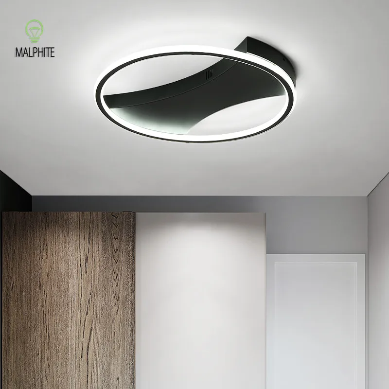 

Modern Led Black Hanging Light Ceiling Fixtures Led Lamp Ceiling for Bedroom Luminaire Living Room Luminaria Kitchen Home Decor