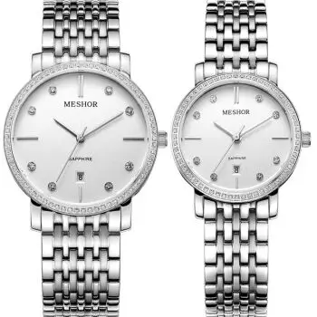 (MESHOR) fashion leisure steel lovers watch MS.5018M.16.117 / MS.5018L.16.117 (MESHOR) fashion leisure steel lovers watch MS.5018M.16.117 / MS.5018L.16.117