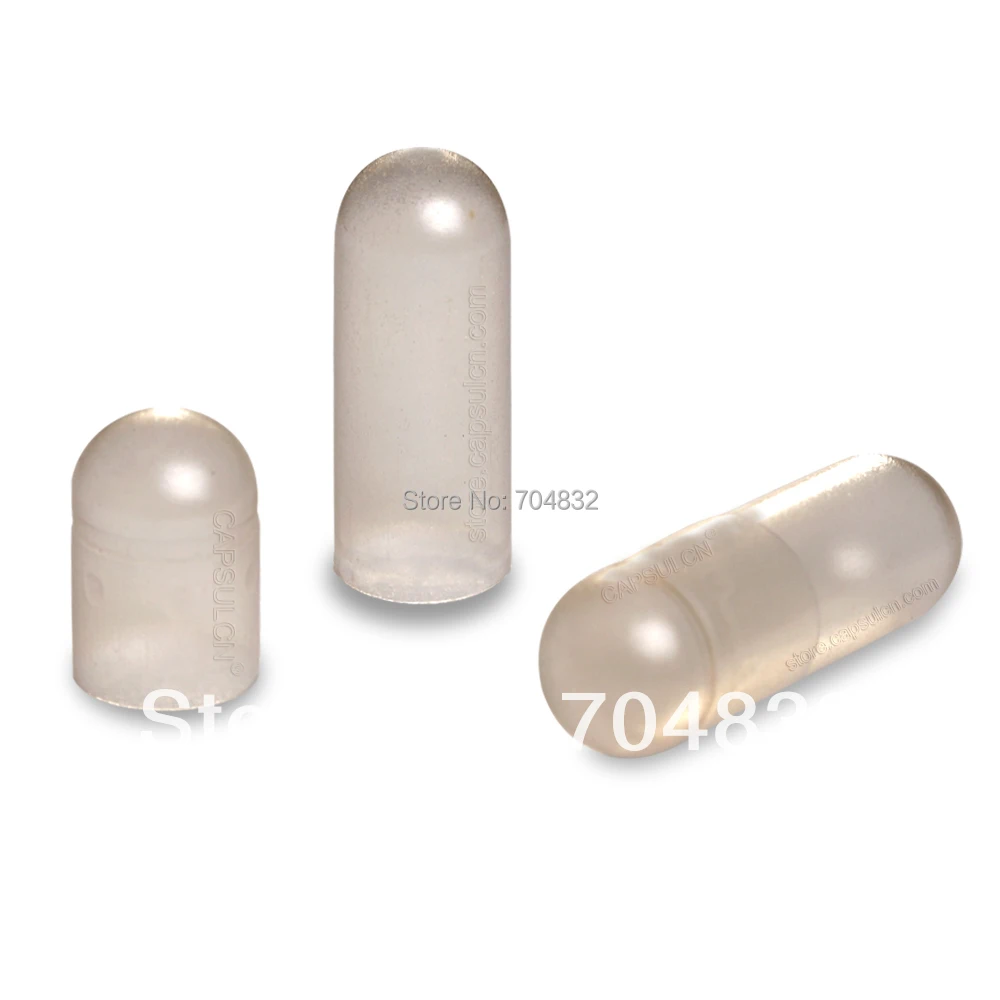 

5000 pcs /Carton transparent Size 1 empty Separated Vegetable capsules for capsule filler machines