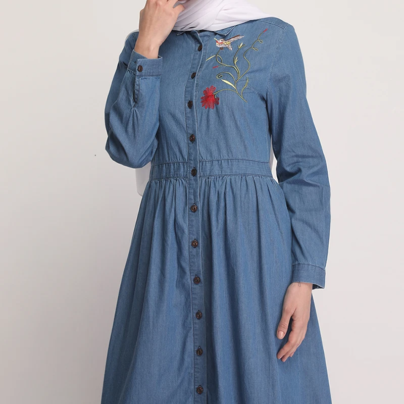 Denim Abaya Design | Cardigan Abaya Online | kaftan abaya dubai
