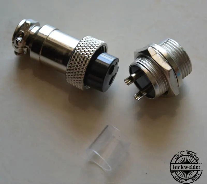 

2pin Aviation Plug Air Connector 16-2P Male + Female Metal self locking socket
