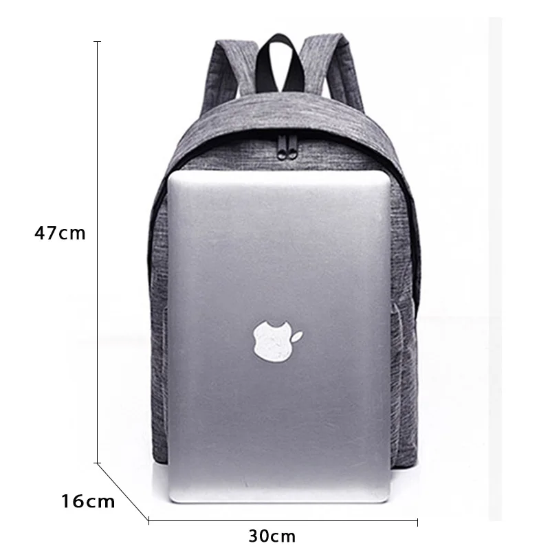 Bacisco Mochila de lona de los hombres de las mujeres de gran capacidad portátil Mochila escolar estudiante bolsas para los adolescentes de viaje Mochila Bacisco Mochila de lona de los hombres de las mujeres de gran capacidad portátil Mochila escolar estudiante bolsas para los adolescentes de viaje Mochila