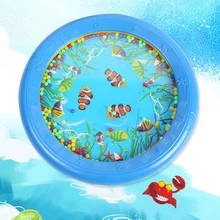 Развивающие игрушки синий океан волна шарик барабан рыбы музыкальная игрушка музыкальное просветление для детей Детские обучающие игрушки