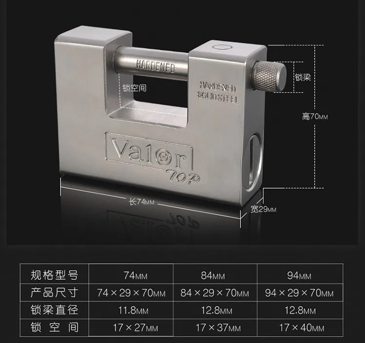 

E9 Series Archaize Super B Grade Padlocks Safe Anti-Theft Lock Rustproof Antique Bronze Top Security Locks For Home Hardware