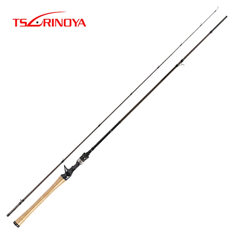 

TSURINOYA ELITE II Casting Rod 1.98m ML Power Baitcasting Fishing Rod for Squid Pike Carbon Fiber Fishing Pole Lure Weight 4-16g