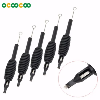 

(5PCS) Integrated Package Disposable Needle + Grip Tube 9M1 + 9FT - Silver + Black (5PCS)