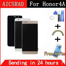 Ограниченное предложение Aicsrad тестирование работы ЖК-дисплей Дисплей Сенсорный экран планшета в сборе с рамкой для Huawei Honor 4A Y6 scl-l01 scl-l21 scl-l04