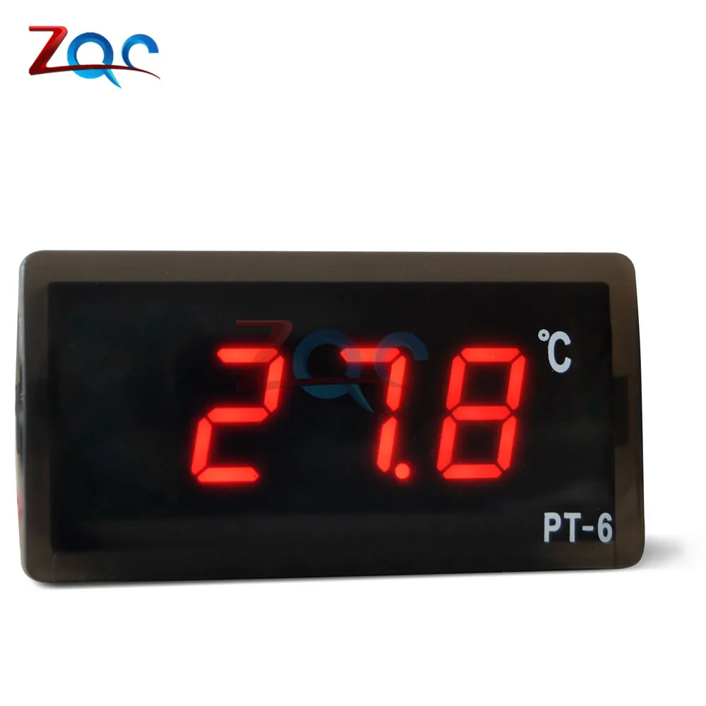 Автомобиль цифровой термометр Автомобильный светодио дный Температура метр зонда-40~ 110 градусов AC 220 В+ NTC Сенсор