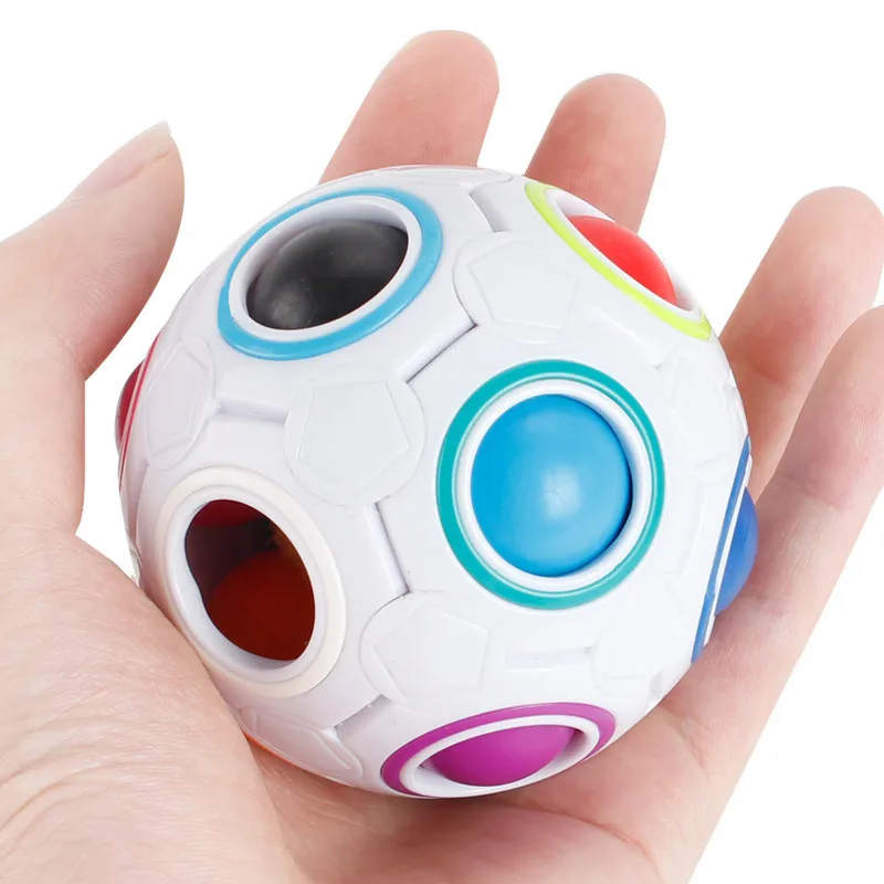 New-Arrival-Mini-Magic-Rainbow-Ball-Football-Fidget-Cube-Decompression-Finger-Toys-Children-Finger-Toy-Gifts