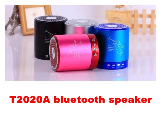 Mini Super Bass Portable T2020A Bluetooth Speaker Wireless speaker FM Radio TF Card music player