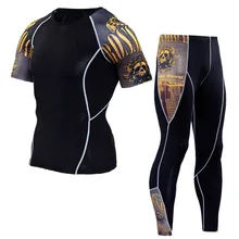 Men Sweatsuits Sportswear Leggings Tights Sweater Sweatshirt+pants Male Running Jogging Gym Fitness Outdoor Workout Outfit Set