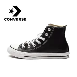 Converse высокие классические унисекс парусиновая обувь для скейтбординга непромокаемая Удобная поддержка плоская Нескользящая спортивная