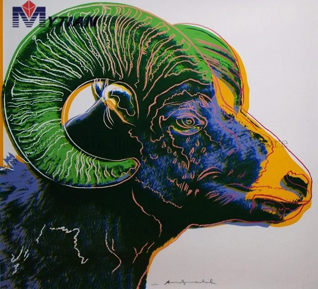 R18081406 MYTIAN 5D Diamond Painting Andy Worhol Animals PaintingBullCross Stitch Kits Mosaic Needlework Home Decor Diamond Embroidery
