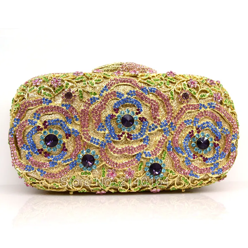 Stylish Silver Clutch Evening Bag red carpet Clutch Bag Unique Diamante