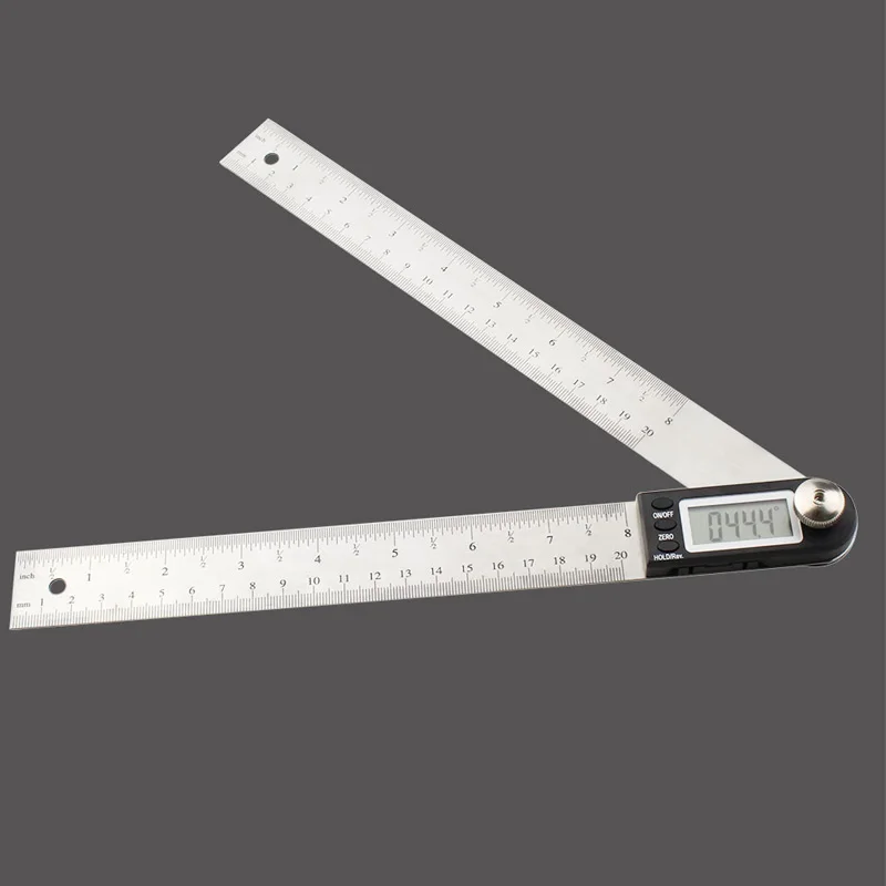 

200mm 11" Electronic Digital Protractor Angle Meter Goniometer Finder Miter Gauge 360 Degree