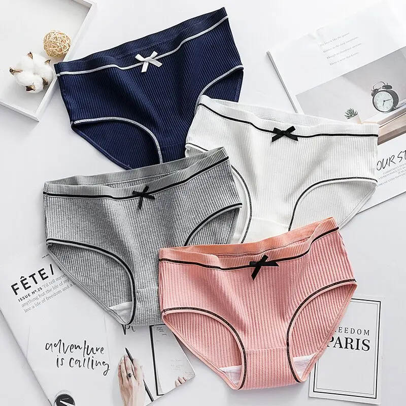 

Panties Women's Underwear Sexy Briefs Female Comfort Lingerie Intimates ropa interior femenina 3pcs