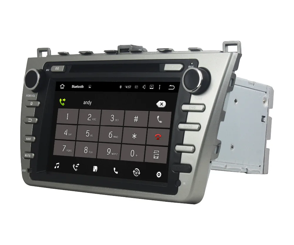 Clearance 2GB RAM Quad Core 8" Android 8.1 Car Audio DVD Player for Mazda 6 Ruiyi Ultra 2008-2012 With Radio GPS WIFI Bluetooth 16GB ROM 2
