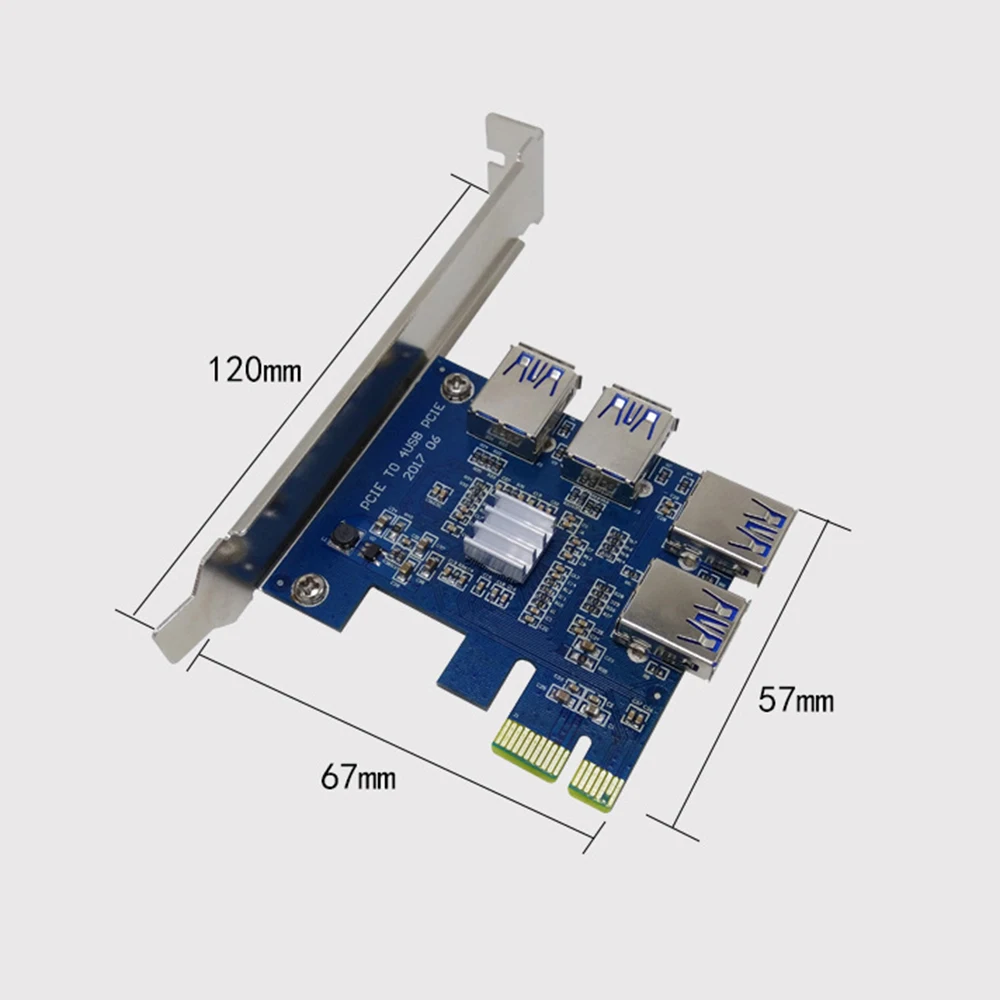 USB 3,0 PCI-E PCI Express 1-4 мультипликатор карты Express для DOS Linux Windows 7 8 10 1x до 16x расширитель Riser Card Adapter PCIE