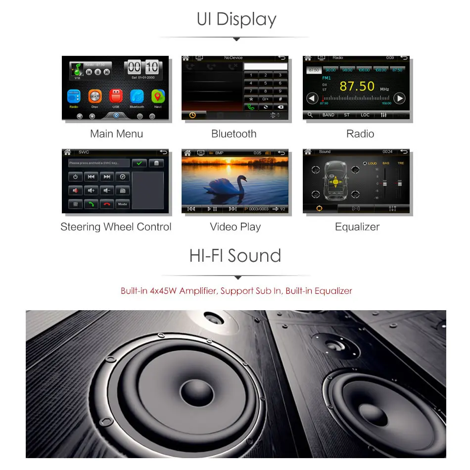 Excellent 2Din Car In Dash DVD Video Player Radio Bluetooth Head Unit Stereos with Reverse Camera for Toyota Camry 2007-2011 (Without GPS) 5 Excellent 2Din Car In Dash DVD Video Player Radio Bluetooth Head Unit Stereos with Reverse Camera for Toyota Camry 2007-2011 (Without GPS) 5