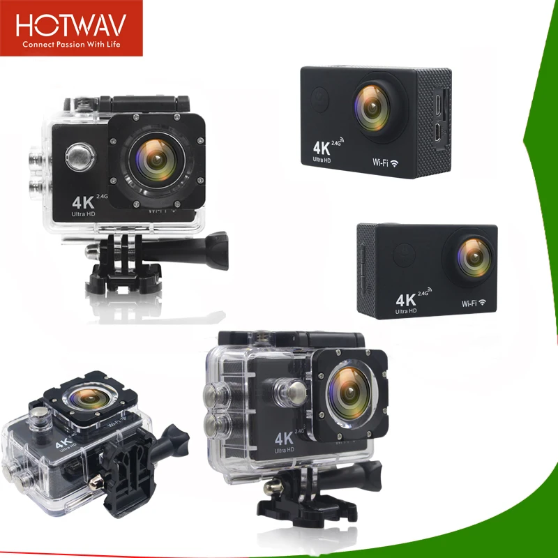 HOTWAV экшн камера wifi 2 0 дюймов экран 4 K Спортивная k Ultra HD 1080 P Экшн go