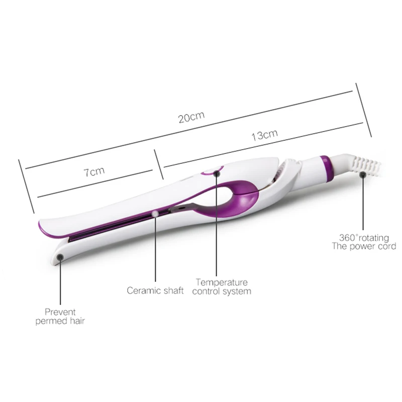 IKV Новое поступление мини выпрямитель для волос плоский Утюг Керамический выпрямитель и щипцы для завивки салона инструмент для укладки
