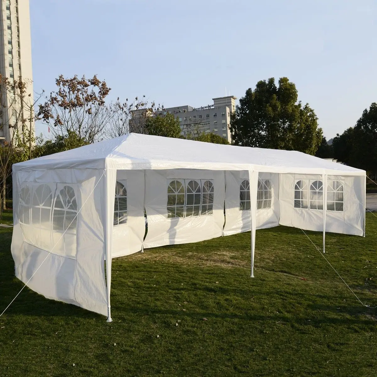 Goplus 10 'X30 'Party Свадебная палатка открытый сад патио тент навес Сверхмощный Белый беседка павильон события AP2065WH