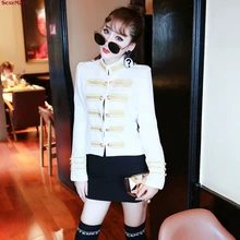 MexeMara Мода Осень вышивка длинный рукав Бейсбол форма