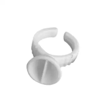 

100pcs Disposable Glue Ring Separated Holder Microblading Pigment Glue Rings Tattoo Ink Holder For Semi Permanent Beauty 9.1