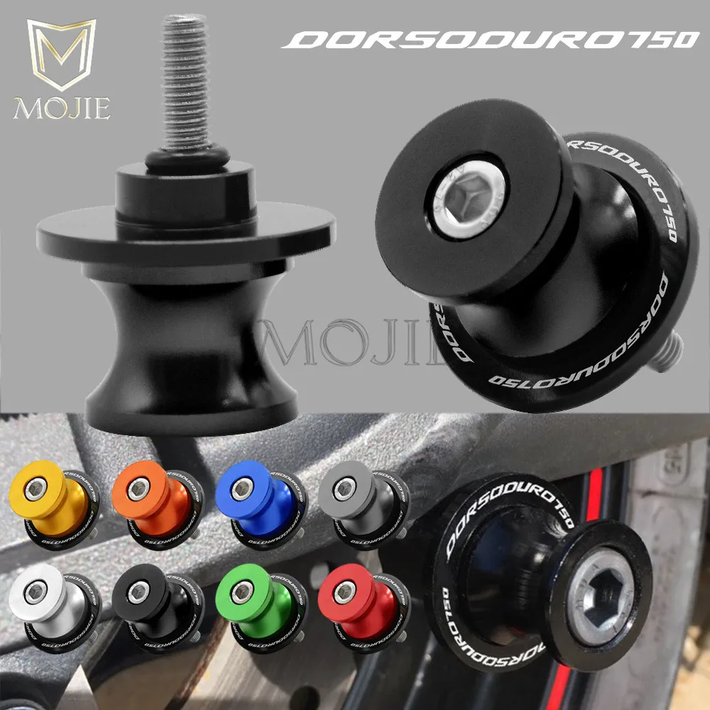 

6mm Swingarm Spools Slider CNC Aluminum Rear Swing Arm Motorcycle Stand Screws Slider Cover For Aprilia Dorsoduro 750 2008 2009