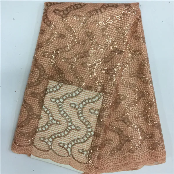 New Design Fancy Pattern Korea Mesh Fabric With Sequins For Big Occasion PF98 High Quality Nice African Lace | Дом и сад