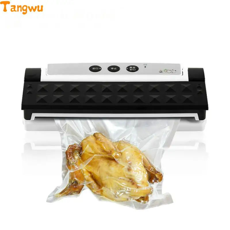 Free shipping NEW Dry machine small commercial packaging automatic household plastic Sealers Vacuum Food Sealers free shipping full automatic dry wet dual purpose small household vacuum sealing machine plastic commercial food packaging