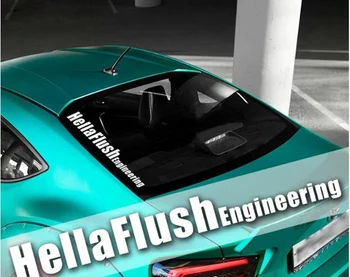 

Reflective material hellaflush engineering car windscreen windshield sticker for BMW E60 E46 E90 Audi Sline Amg benz TT STI TRD