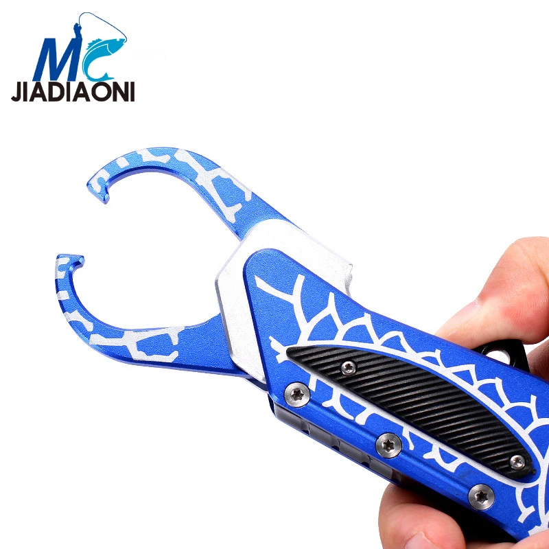 

JIADIAONI 19*4.5cm Aluminium Alloy Multi-function Portable Foldable Fish Grip Fishing Tools All Metal Fish Control Tool