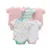 Meninos e Meninas Do Bebê Bodysuit conjunto de Roupas de verão definido para Bebes crianças notícias de manga curta Bodysuit Macacão de Algodão macio 5 pcs Pack