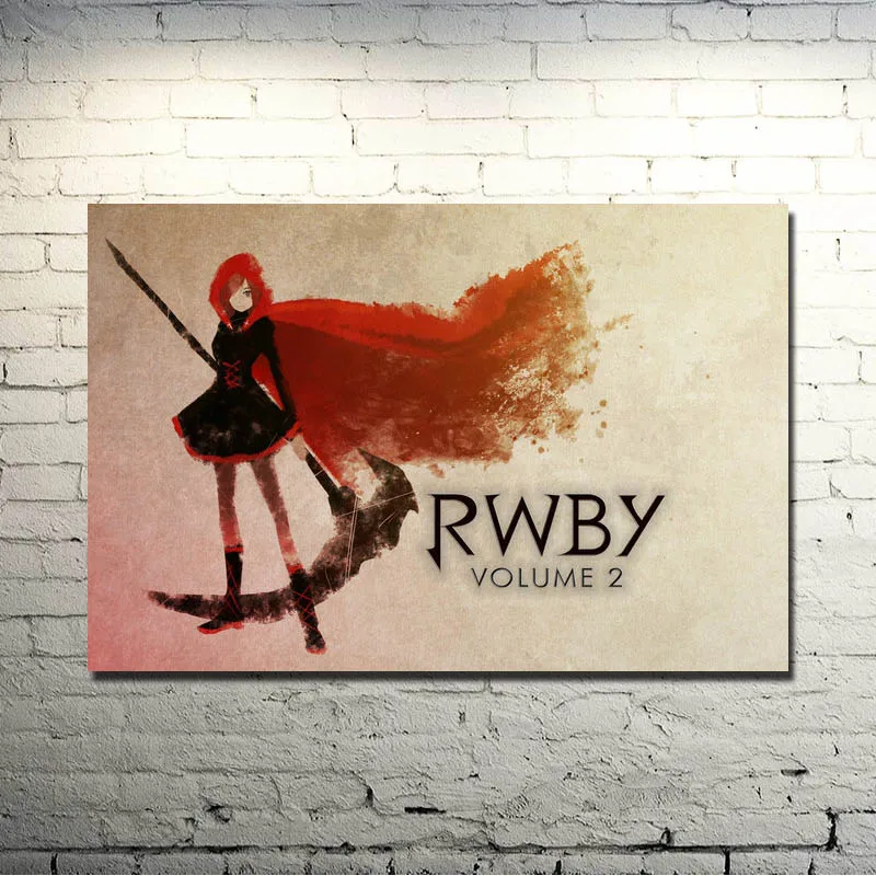 RWBY Ruby Anime Wall Art Home Decoration Scroll Poster 24x36inch RWBY Ruby Anime Wall Art Home Decoration Scroll Poster 24x36inch