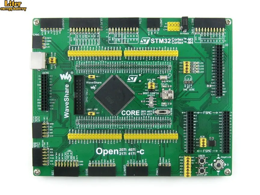 STM32 доска ARM Cortex-M4 макетная плата STM32F407IGT6 STM32F407 + PL2303 USB UART модуль комплект = Open407I-C