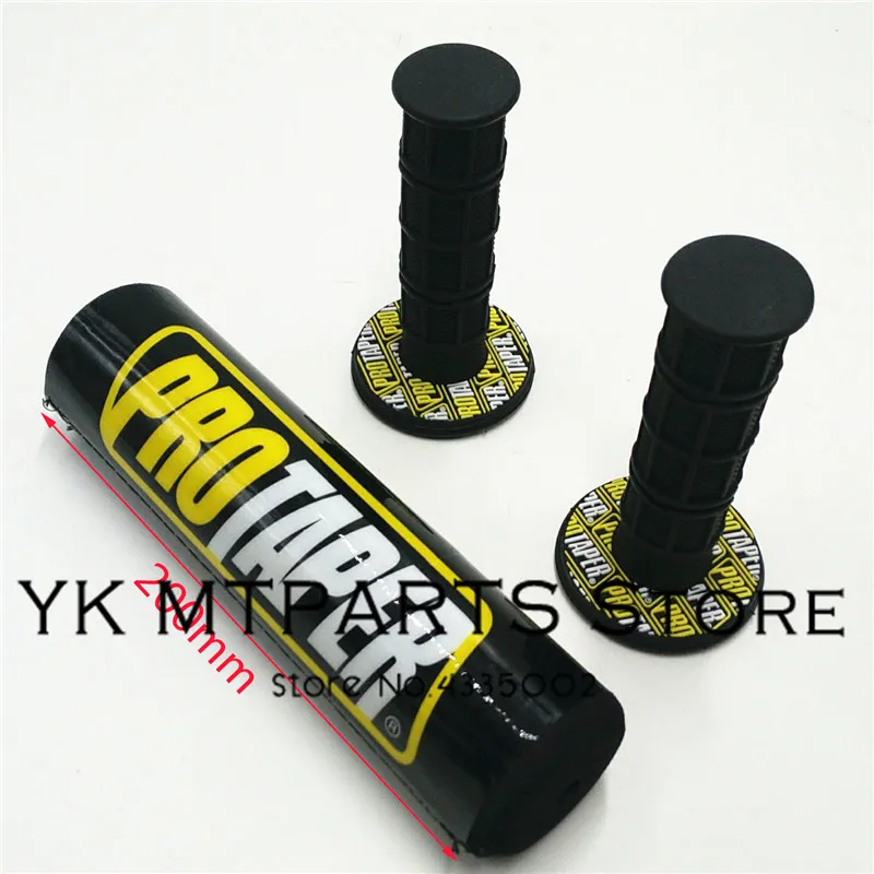

Pro Racing Round handlebar Bar Pad and grip 7/8 Bike Motorcycle Cross Chest protector Grips For CRF YZF KTM RMZ ATV Quad