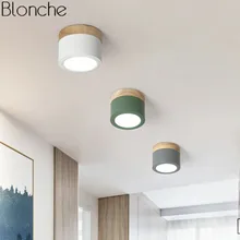 Nordic Modern Ceiling Lights Iron+wood LED Lamp Simple for Living Room Bedroom Bathroom Room Aisle Corridor Light Home Fixture nordic simple kitchen loft led ceiling light living study dinning room modern creative wood bedroom aisle lustre lamp garland