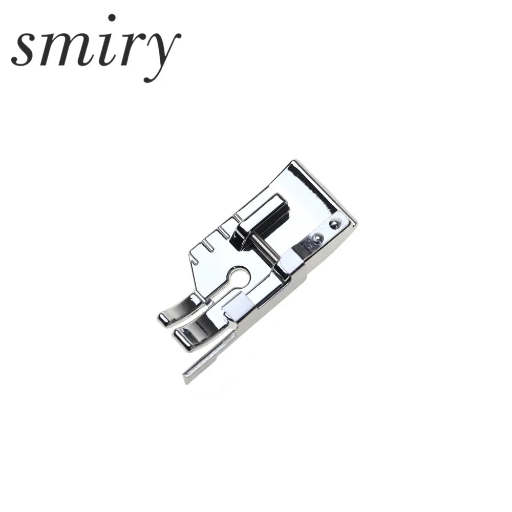 smiry 1pc Stainless Steel Domestic 1/4 Quilting Foot with Edge Sewing