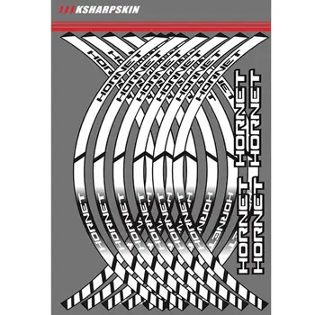 

Motorcycle Wheel Rim Decals Wheel Reflective Stickers Stripes For Honda HORNET