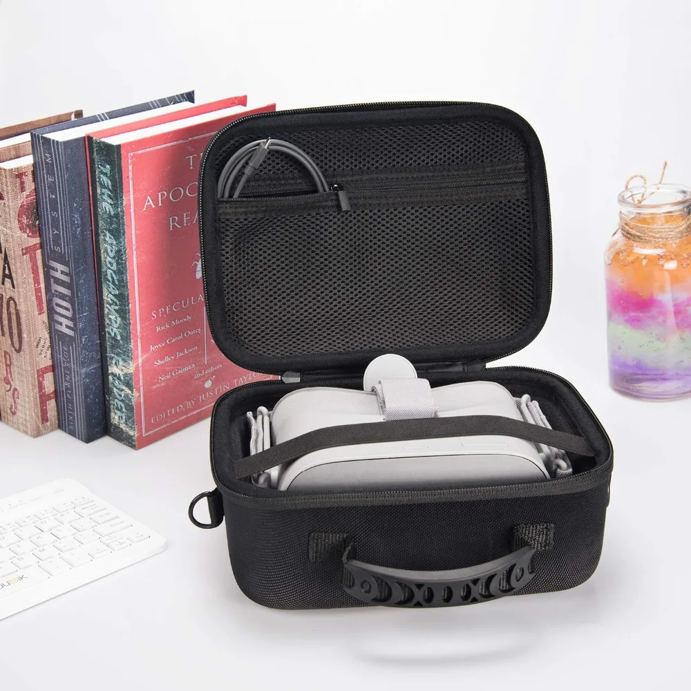 Case for Oculus Go for VR headset Travel Handheld Carrying Storage Case for Oculus Go, Remote Controller and All Accessories