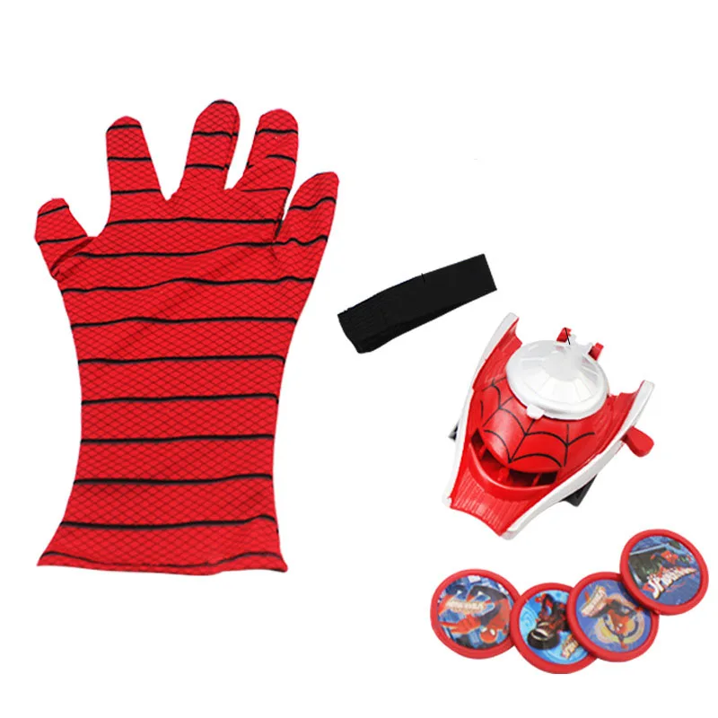 Косплей Marvel Мстители супер перчатки с героями Laucher человек паук один размер перчатки Ганц реквизит Рождественский подарок для ребенка