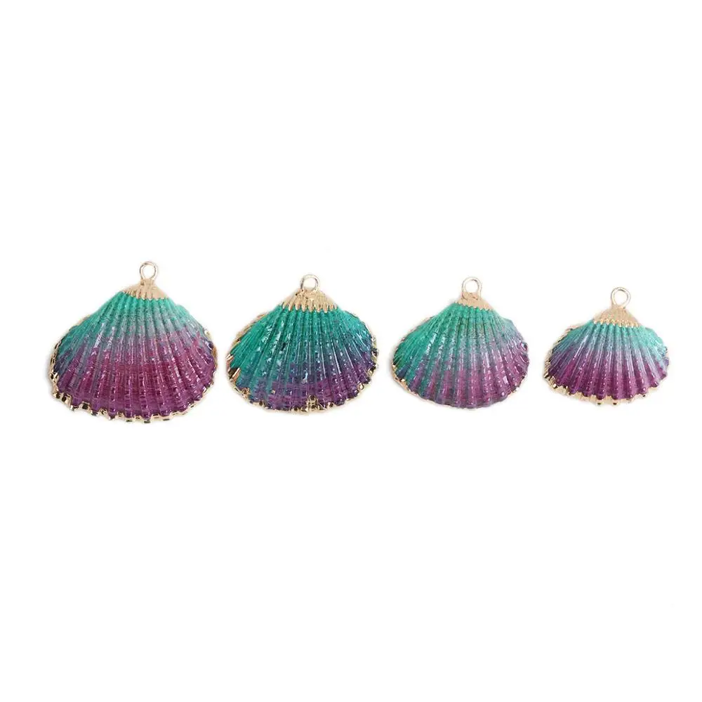 DoreenBeads Подвески с натуральным корпусом золотистого цвета много цветов для