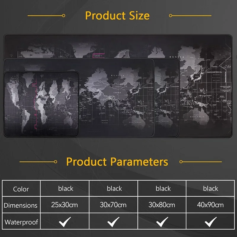 Gaming Maus Pad Grosse Maus Pad Gamer Grosse Maus Matte Computer - gaming maus pad grosse maus pad gamer grosse maus matte computer mousepad gummi oberflache welt karte mause pad tastatur schreibtisch matte spiel perfect
