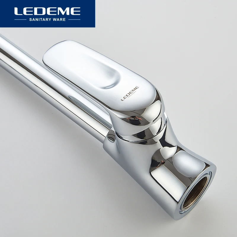  LEDEME Kitchen Faucet Single Handle Single Hole Pull Out Spray Kitchen Tap Kitchen Taps Water Tap K - 32830494552