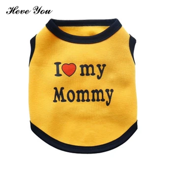 

Heve You New Puppy Chihuahua Vest Large Dog Clothing Cute Pet Dog Clothes for Small Dogs Coat Cats Skirt Teddy Dog Clothes XS~L