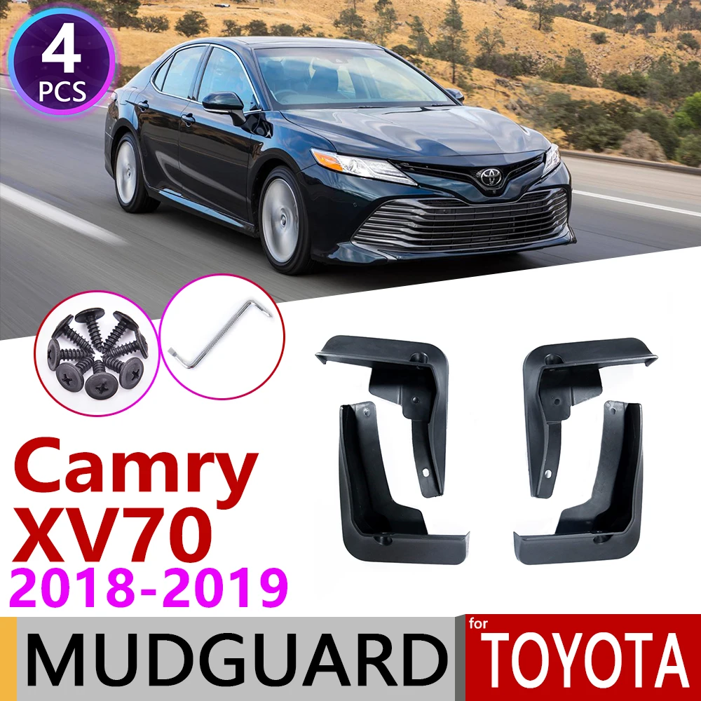 4 шт. переднее заднее крыло для Toyota Camry 2018 ~ 2019 XV70 Брызговики брызговики автомобиля